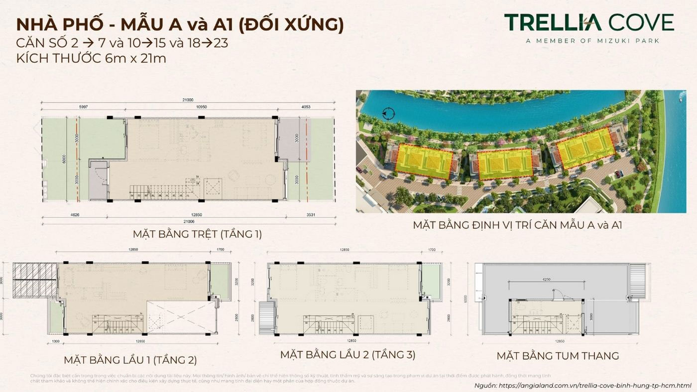 nhà phố trellia cove